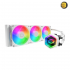 Cooler Master MasterLiquid 360 Core II AIO Liquid CPU Cooler White – 360mm Radiator, Triple 120mm PWM Fans, ARGB, Intel & AMD Support ( MLW-D36M-A18PA-RW)