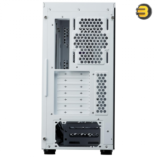 Cooler Master ELITE 502 Mid-Tower White PC Case White Cooler Master ELITE 502 mid-tower White PC case with tempered glass side panel, 3x 120mm ARGB fans and USB Type-C I/O