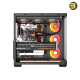 DarkFlash C280 E-ATX PC case with pillar-less dual glass, included 850W PSU and 4x DM20 ARGB fans