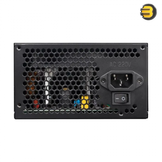 DarkFlash Aigo AT650 650W 80 PLUS Bronze Non-Modular Power Supply – 120mm HDB Fan, Active PFC, ATX PSU for Intel & AMD Systems