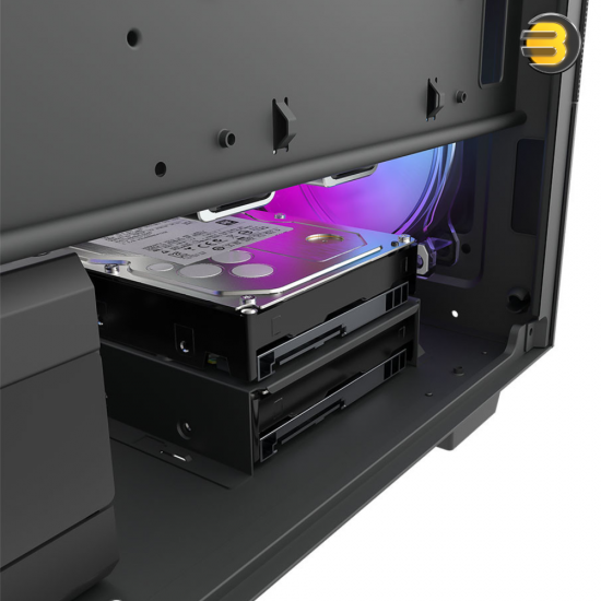 DarkFlash DLV22 Black ATX Mid-Tower PC Case – Right-Side Open Tempered Glass Door, 3x C6MS RGB Fans, 360mm Radiator Support, Service-Friendly Design