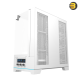 darkFlash DY450 White ATX Mid-Tower PC Case – 0.8mm SPCC Steel, Tempered Glass, Visual Partition Cooling, Real-Time Temp Display, 23 RGB Modes, USB Type-C, 360mm Radiator Support