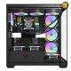 DarkFlash DS900 ATX PC Case + PSU 700W 80 PLUS BRONZE - Tempered Glass Side Panel, High Airflow Gaming Tower, Front Mesh Design, Multiple Cooling Fan Support, ATX / Micro-ATX / ITX Compatible, Sleek and Durable Chassis