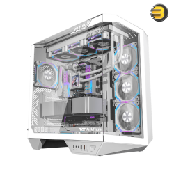 DarkFlash DY470 ATX PC Case (White)