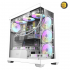 DarkFlash DS900 ATX PC Case White - Tempered Glass Side Panel, High Airflow Gaming Tower, Front Mesh Design, Multiple Cooling Fan Support, ATX / Micro-ATX / ITX Compatible, Sleek and Durable Chassis