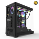 DarkFlash DS900 black ATX PC case with 270° panoramic glass, 4x DM20 ARGB fans and included 750W PSU
