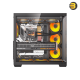 DarkFlash C280 E-ATX PC case with pillar-less dual glass, included 850W PSU and 4x DM20 ARGB fans