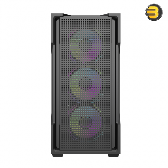 DarkFlash DS900 Mesh ATX PC case with mesh front panel, 4x DM20 ARGB fans and included 750W PSU