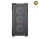 DarkFlash DS900 Mesh ATX PC case with mesh front panel, 4x DM20 ARGB fans and included 750W PSU