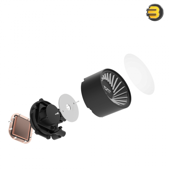 DarkFlash Radiant DCS360 360mm AIO Liquid CPU Cooler – Black, 285W TDP, 3x 120mm RGB Fans, 2700 RPM Pump, Compatible with Intel LGA 1700 & AMD AM5