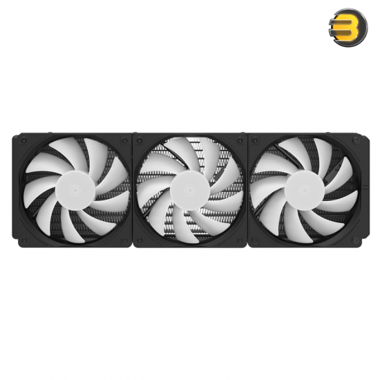 DarkFlash Radiant DCS360 360mm AIO Liquid CPU Cooler – Black, 285W TDP, 3x 120mm RGB Fans, 2700 RPM Pump, Compatible with Intel LGA 1700 & AMD AM5