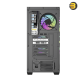 DarkFlash DS900 Mesh ATX PC case with mesh front panel, 4x DM20 ARGB fans and included 750W PSU