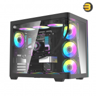 DarkFlash L285 ATX PC Case (Black) – Includes 7x DM20 ARGB Fans DarkFlash L285 ATX PC Case (Black) – Includes 7x DM20 ARGB Fans