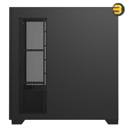 DarkFlash DF5000 Black Mid-Tower ATX PC Case – Mesh Front, Tempered Glass, VGA Card Holder, 360mm Radiator Support, Up to 13x 120mm Fan Mounts, USB 3.0 & Type-C