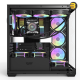 DarkFlash DS900 black ATX PC case with 270° panoramic glass, 4x DM20 ARGB fans and included 750W PSU