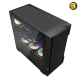 DarkFlash DS900 Mesh ATX PC case with mesh front panel, 4x DM20 ARGB fans and included 750W PSU