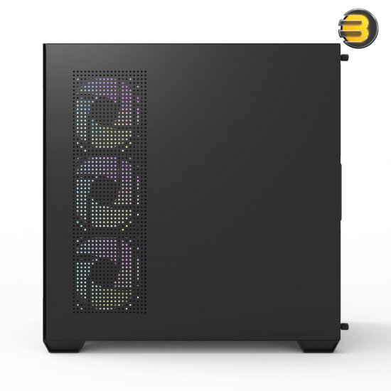 DarkFlash DS900 ATX PC Case + PSU 700W 80 PLUS BRONZE - Tempered Glass Side Panel, High Airflow Gaming Tower, Front Mesh Design, Multiple Cooling Fan Support, ATX / Micro-ATX / ITX Compatible, Sleek and Durable Chassis