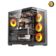 DarkFlash C280 E-ATX PC case with pillar-less dual glass, included 850W PSU and 4x DM20 ARGB fans