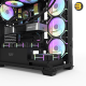 DarkFlash DS900 black ATX PC case with 270° panoramic glass, 4x DM20 ARGB fans and included 750W PSU