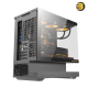 DarkFlash Floatron F1 M-ATX PC case with floating base, tool-free glass panels and 3x DM20 ARGB fans