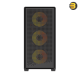 DarkFlash C365 Mesh black E-ATX PC case with mesh front panel, 4x CL6 ARGB fans and 650W PSU included