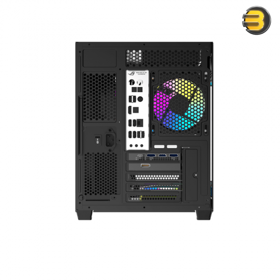 DarkFlash B275 M-ATX PC case with pillar-less dual glass panels and included 3x L17 fans