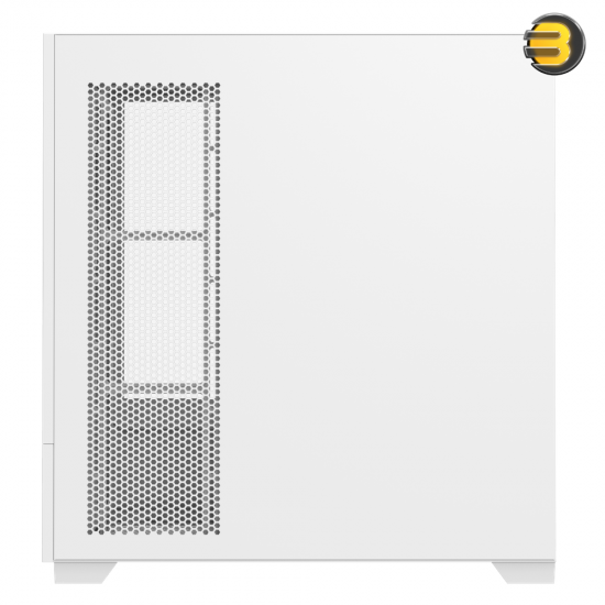 DarkFlash DF5000 White Mid-Tower ATX PC Case – Mesh Front, Tempered Glass, VGA Card Holder, 360mm Radiator Support, Up to 13x 120mm Fan Mounts, USB 3.0 & Type-C