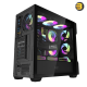 DarkFlash DS900 Mesh ATX PC case with mesh front panel, 4x DM20 ARGB fans and included 750W PSU