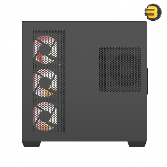 DarkFlash C280 E-ATX PC case with pillar-less dual glass, included 850W PSU and 4x DM20 ARGB fans