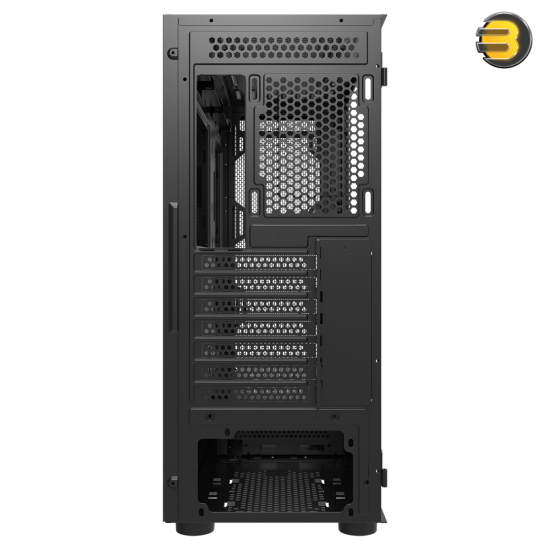 DarkFlash DK431 E-ATX PC Case - Tempered Glass Side Panel, High Airflow Design, Front Mesh Panel, Multiple Cooling Fan Support, ATX / Micro-ATX / ITX Compatible, Sleek Gaming Tower Chassis