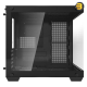 DarkFlash Aigo D275M Black M-ATX Gaming Case – 270° Panoramic Tempered Glass, 3x Pre-installed ARGB Fans, 5 PCIe Slots, Supports 240mm Radiator, USB 3.0