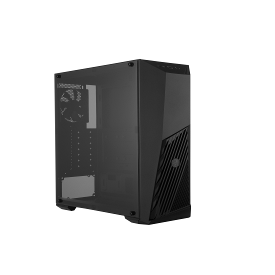 Cooler Master MasterBox K501L RGB Mid Tower Gaming Cabinet with Pre-Installed Fans and Tempered Glass Side Panel