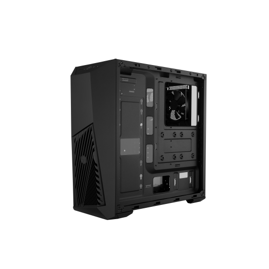 Cooler Master MasterBox K501L RGB Mid Tower Gaming Cabinet with Pre-Installed Fans and Tempered Glass Side Panel