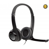 Logitech H390 USB Wired Headset Stereo Headphones with Noise-Cancelling Microphone For PC/Mac/Laptop