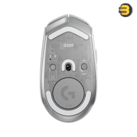 Logitech G309 Lightspeed Wireless Gaming Mouse, Ambidextrous Design, HERO 25K Sensor, 25,600 DPI Resolution, Zero Smoothing / Acceleration / Filtering, 86g Lightweight Design, White Logitech G309 Lightspeed Wireless Gaming Mouse, Ambidextrous Design, HERO 25K Sensor, 25,600 DPI Resolution, Zero Smoothing / Acceleration / Filtering, 86g Lightweight Design, White