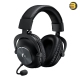 Logitech G PRO X Wireless Lightspeed Gaming Headset — Blue VO!CE Mic Filter Tech, 50 mm PRO-G Drivers, DTS Headphone:X 2.0 Surround Sound, Memory Foam, 20+ Hour Battery Life - Black