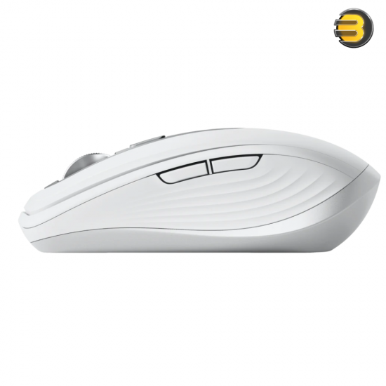 Logitech MX Anywhere 3S Compact Wireless Mouse, Fast Scrolling, 8K DPI Any-Surface Tracking, Quiet Clicks, Programmable Buttons, USB C, Bluetooth, Windows PC, Linux, Chrome - Mac, Pale Grey