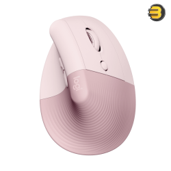 Logitech Lift Ergonomic Vertical Mouse — Wireless, Bluetooth Receiver or Logi Bolt USB