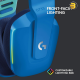 Logitech G733 Lightspeed Blue Wireless Gaming Headset with Suspension Headband, LIGHTSYNC RGB, Blue VO! CE Microphone Technology and PRO-G Audio Drivers