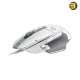 Logitech G502 X Wired Gaming Mouse — LIGHTFORCE hybrid optical-mechanical primary switches, HERO 25K gaming sensor, compatible with PC - macOS/Windows - White