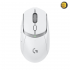 Logitech G309 Lightspeed Wireless Gaming Mouse, Ambidextrous Design, HERO 25K Sensor, 25,600 DPI Resolution, Zero Smoothing / Acceleration / Filtering, 86g Lightweight Design, White
