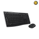 Logitech MK270 Wireless Combo Keyboard and Mouse — English Arabic Layout, Long Battery Life, 1000 DPI Resolution, Multimedia Keys, Compact Design, Black Logitech MK270 Wireless Combo Keyboard and Mouse — English Arabic Layout, Long Battery Life, 1000 DPI Resolution, Multimedia Keys, Compact Design, Black