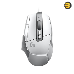Logitech G502 X Wired Gaming Mouse — LIGHTFORCE hybrid optical-mechanical primary switches, HERO 25K gaming sensor, compatible with PC - macOS/Windows - White