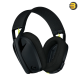 Logitech G435 LIGHTSPEED Wireless Bluetooth Gaming Headset Black — Lightweight, built-in mics, 18h battery, compatible with Dolby Atmos, PC, PS4, PS5, Nintendo Switch, Mobile - Off White And Lilac Logitech G435 LIGHTSPEED Wireless Bluetooth Gaming Headset Black — Lightweight, built-in mics, 18h battery, compatible with Dolby Atmos, PC, PS4, PS5, Nintendo Switch, Mobile - Off White And Lilac