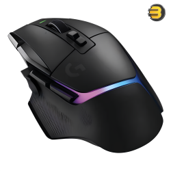 Logitech G502 X Plus Wireless Gaming Mouse — Lightspeed Wireless Connectivity, 8 Zone RGB Lighting, HERO 25K Sensor, 25600dpi Resolution, 40G2 Acceleration, USB-C, 120H Battery Life, Black