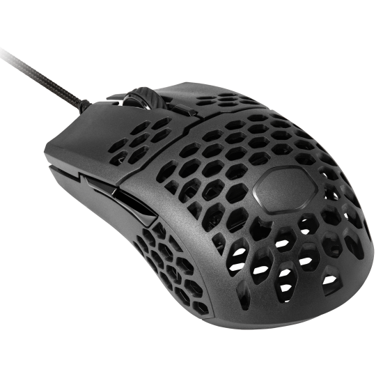 Cooler Master MM710 53G Gaming Mouse with Lightweight Honeycomb Shell, Ultralight Ultraweave Cable, Pixart 3389 16000 DPI Optical Sensor