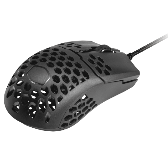 Cooler Master MM710 53G Gaming Mouse with Lightweight Honeycomb Shell, Ultralight Ultraweave Cable, Pixart 3389 16000 DPI Optical Sensor