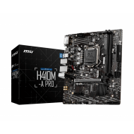 MSI H410M-A PRO ProSeries Motherboard (mATX, 10th Gen Intel Core, LGA 1200 Socket, DDR4, M.2 Slot, USB 3.2 Gen 1, 2.5G LAN, DVI/HDMI)