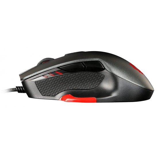 MSI Interceptor DS300 Programmable Ergonomic Laser Gaming Mouse