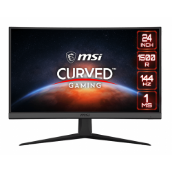 MSI Optix G24C6 24 Inch Curved Gaming Monitor - 16:9 Full HD (1920x1080), 1ms Response Time, 1500R, VA Panel, 144Hz, Night Vison, AMD Free-Sync